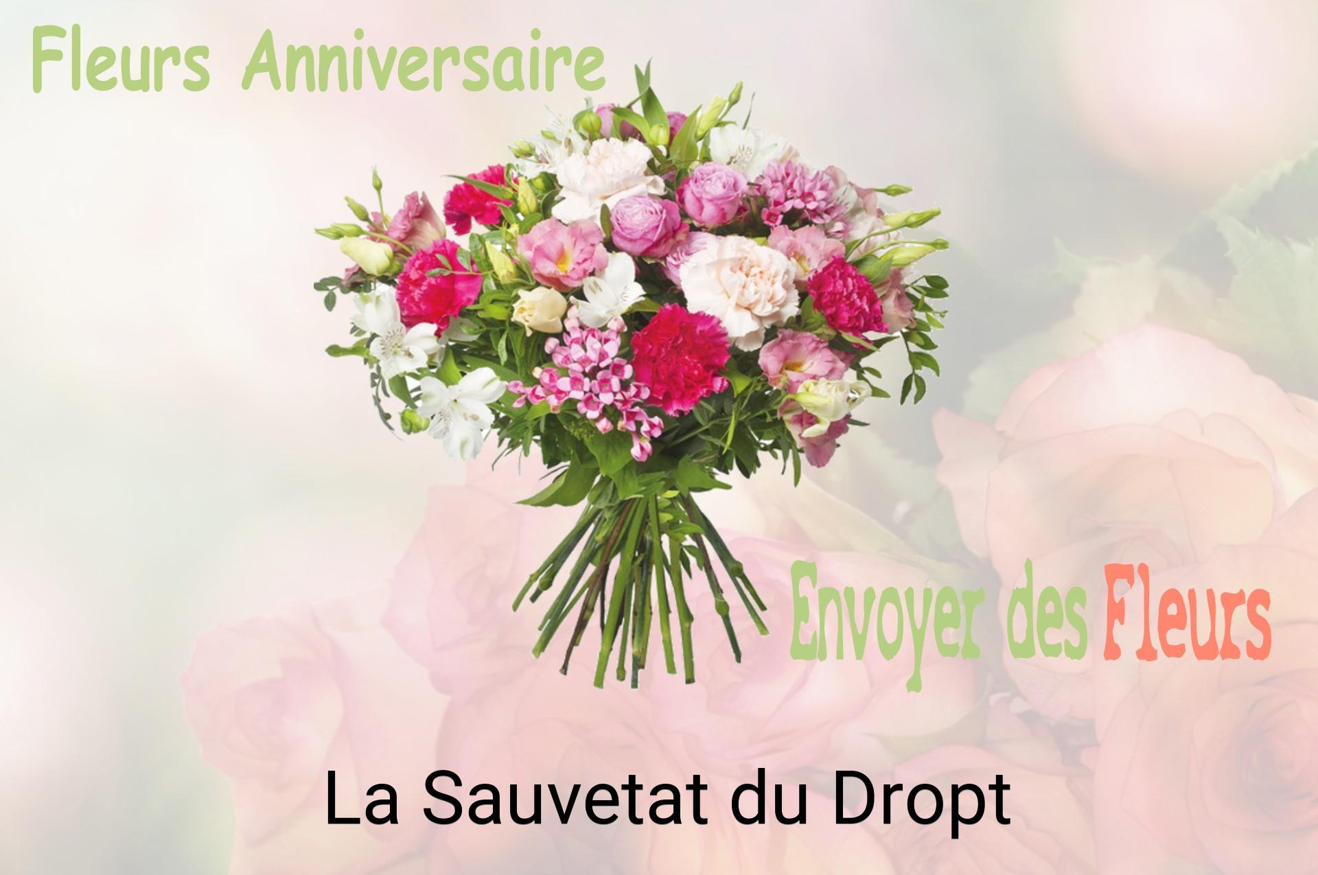 Bouquet de fleurs d’anniversaire livré à La Sauvetat-du-Dropt