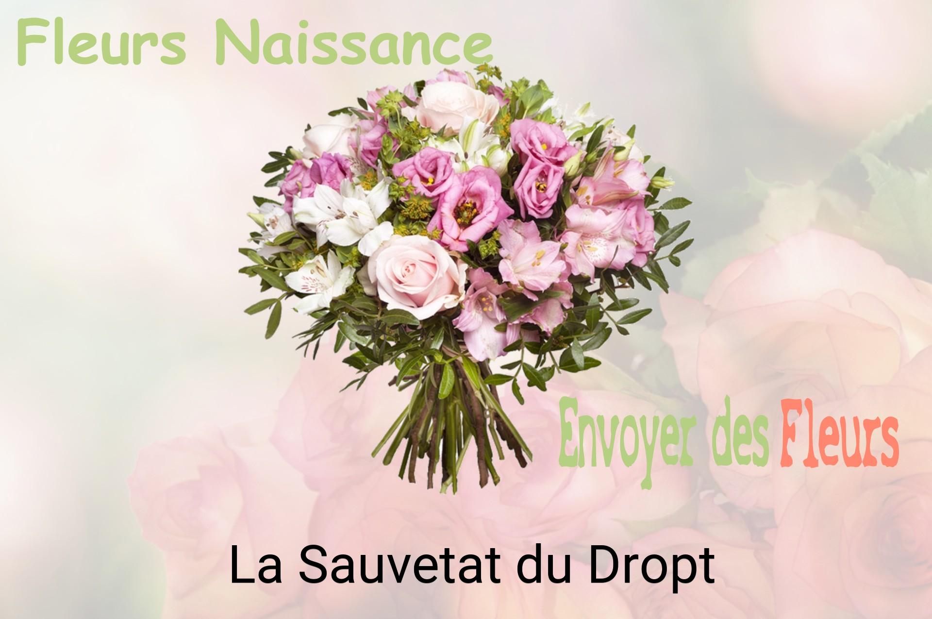 Bouquet de fleurs de naissance livré à La Sauvetat-du-Dropt