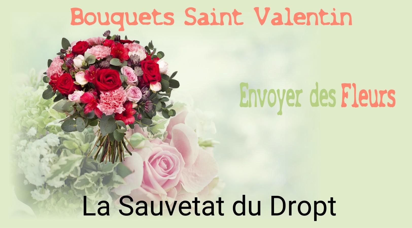 Roses de Saint-Valentin livrées à La Sauvetat-du-Dropt